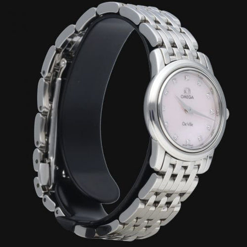 Montre Omega De Ville Prestige - Montre femme quartz en acier, cadran nacré 58 Facettes MT41069