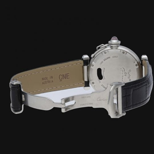 Montre Cartier Pasha GMT - Montre femme automatique en acier 35 mm 58 Facettes MT40996
