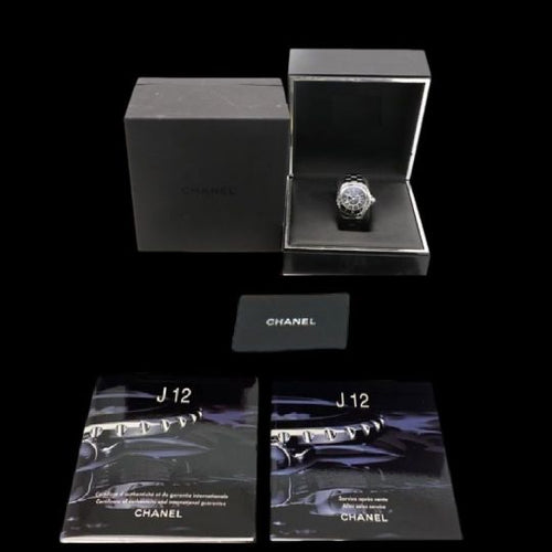 Montre Chanel J12 - Montre quartz 33 mm en céramique noire 58 Facettes MT40394