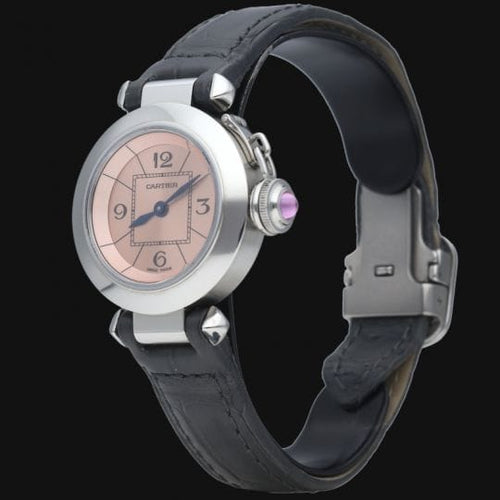 Montre Cartier Pasha - Montre femme PM 27 mm quartz en acier 58 Facettes MT41549