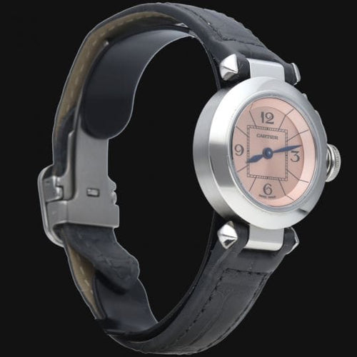 Montre Cartier Pasha - Montre femme PM 27 mm quartz en acier 58 Facettes MT41549