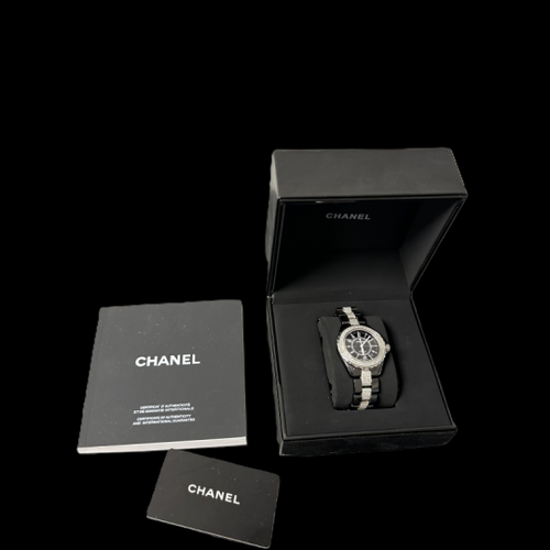 Montre Chanel J12 - Montre automatique 38 mm avec diamants 58 Facettes MT41555