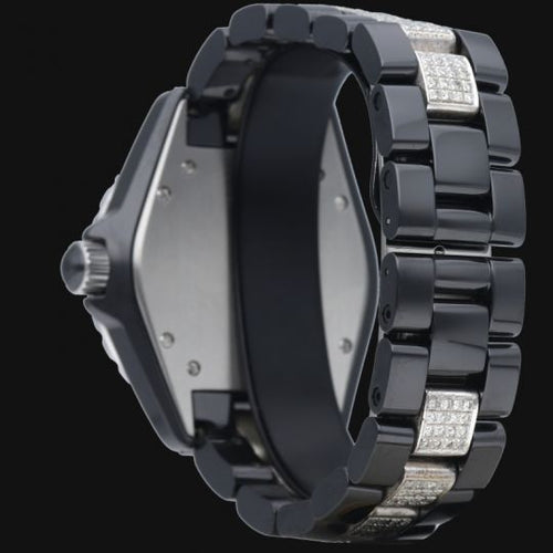 Montre Chanel J12 - Montre automatique 38 mm avec diamants 58 Facettes MT41555