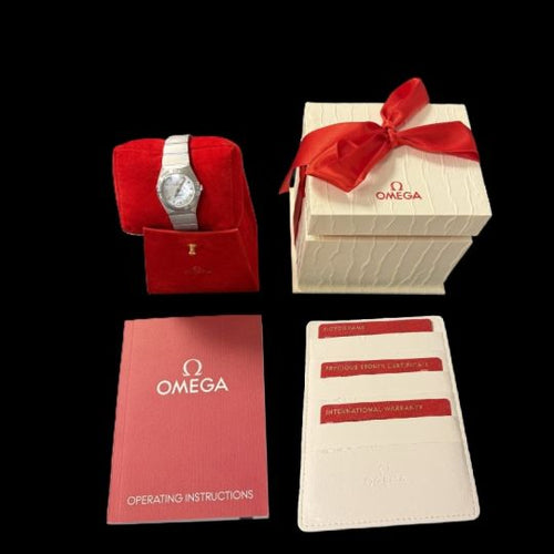 Montre Omega Constellation - Montre femme en acier 27 mm 58 Facettes MT41332