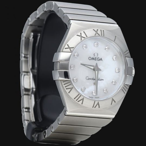 Montre Omega Constellation - Montre femme en acier 27 mm 58 Facettes MT41332
