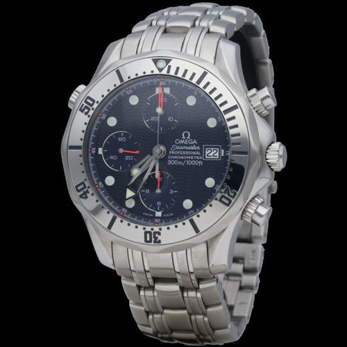 Montre Omega Seamaster Diver 300M - Montre chronographe automatique acier 42 mm 58 Facettes MT41377