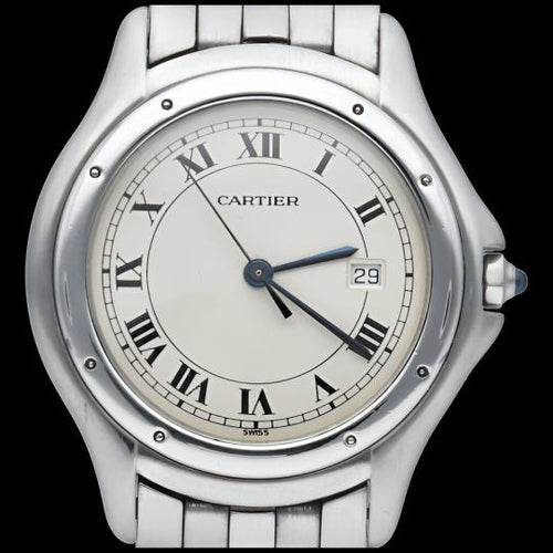 Montre Cartier Cougar - Montre en acier 33 mm 58 Facettes MT41498