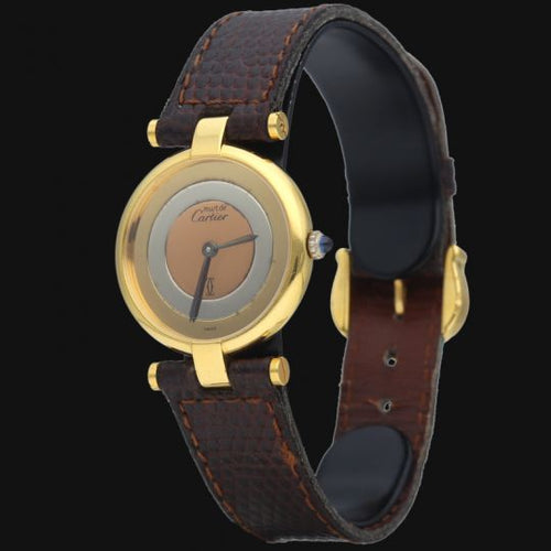 Montre Cartier Must de Cartier Vermeil - Montre femme quartz 24 mm 58 Facettes MT41266