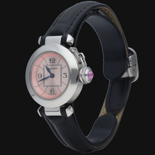 Montre Cartier Pasha - Montre femme PM 27 mm quartz en acier 58 Facettes MT41548
