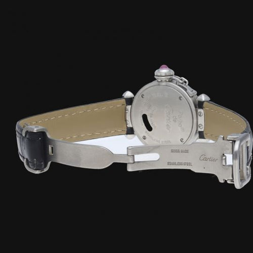 Montre Cartier Pasha - Montre femme PM 27 mm quartz en acier 58 Facettes MT41548