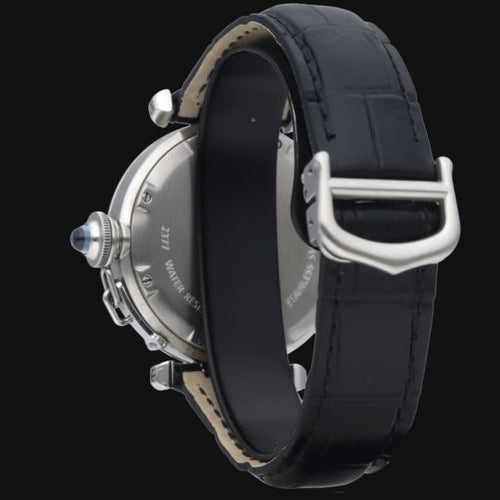 Montre Cartier Pasha - Montre GMT automatique en acier 35 mm 58 Facettes MT41492