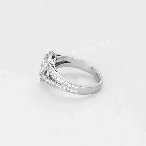 Bague 53 BOUCHERON - Eternelle Grace - Bague en Platine Diamant 58 Facettes 250273