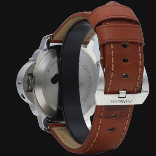 Montre Panerai Luminor Marina Logo - Montre homme acier 44 mm 58 Facettes MT41987
