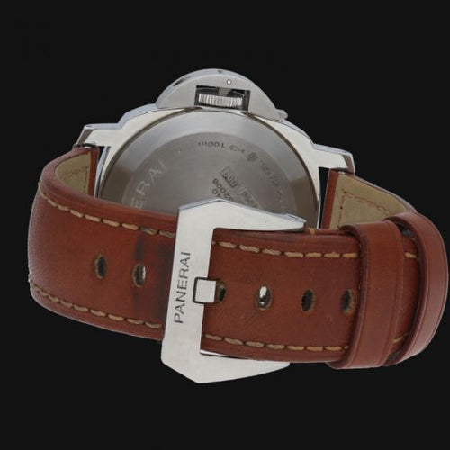 Montre Panerai Luminor Marina Logo - Montre homme acier 44 mm 58 Facettes MT41987