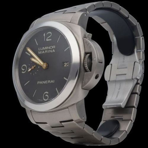 Montre Panerai Luminor Marina 1950 - Montre automatique 44 mm en titane 58 Facettes MT41966