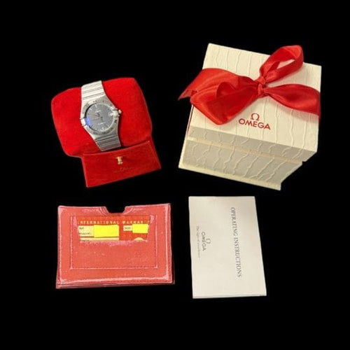 Montre Omega Constellation - Montre femme en acier quartz 33 mm 58 Facettes MT39143