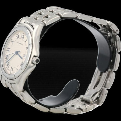 Montre Cartier Cougar - Montre en acier, cadran champagne 58 Facettes MT41528