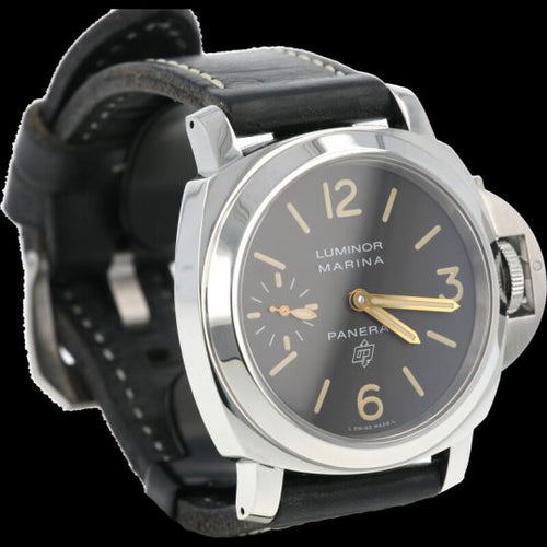 Montre Panerai Luminor Marina Logo - Montre homme en acier 44 mm 58 Facettes MT41988