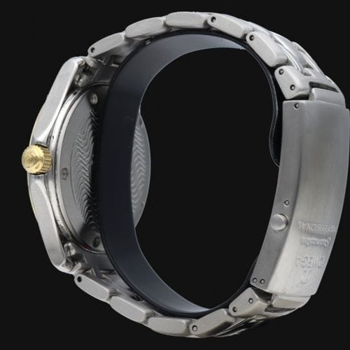 Montre Omega Seamaster 120M - Montre quartz 36 mm or jaune et acier 58 Facettes MT41885