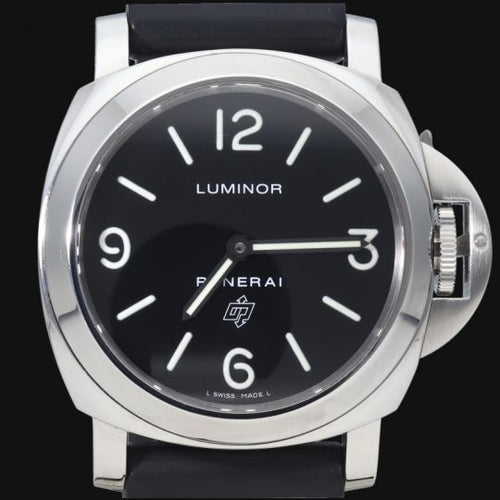 Montre Panerai Luminor Base Logo - Montre homme en acier 44 mm 58 Facettes MT41920