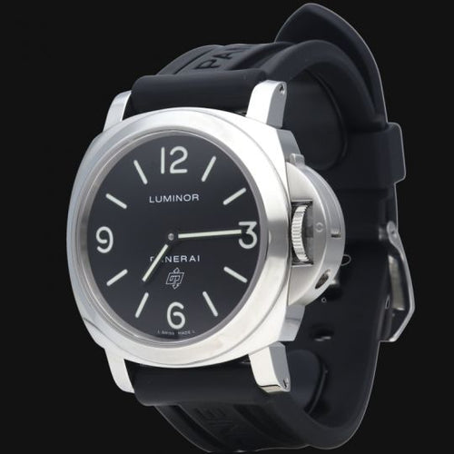 Montre Panerai Luminor Base Logo - Montre homme en acier 44 mm 58 Facettes MT41920