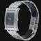 Montre Hermès Heure H - Montre en acier, cadran noir quartz 58 Facettes MT42230