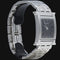 Montre Hermès Heure H - Montre en acier, cadran noir quartz 58 Facettes MT42230