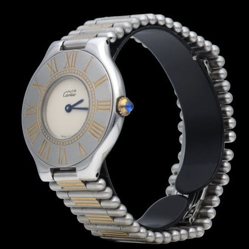 Montre Cartier Must 21 - Montre femme en or jaune et acier 58 Facettes MT42257