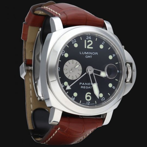 Montre Panerai Luminor GMT Regatta - Montre homme automatique en acier 44 mm 58 Facettes MT41949