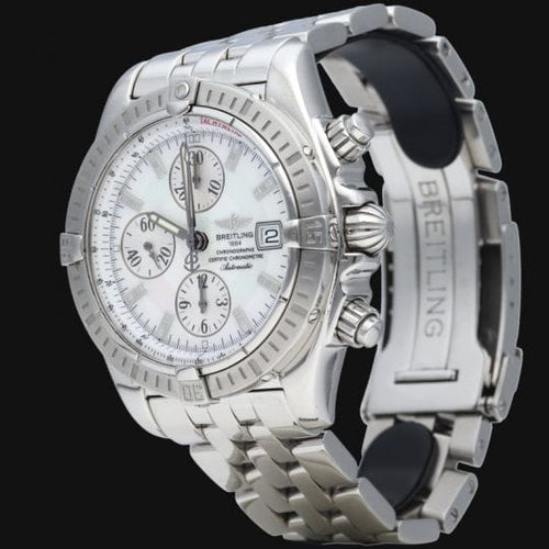 Montre Breitling Chronomat Evolution - Montre chronographe automatique homme 44 mm 58 Facettes MT42031