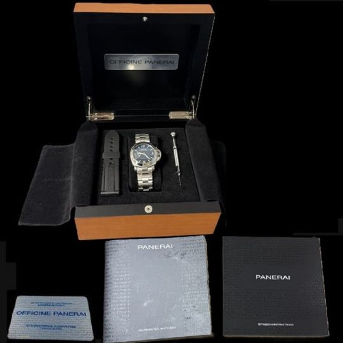 Montre Panerai Luminor Marina - Montre automatique homme 40 mm acier 58 Facettes MT41934