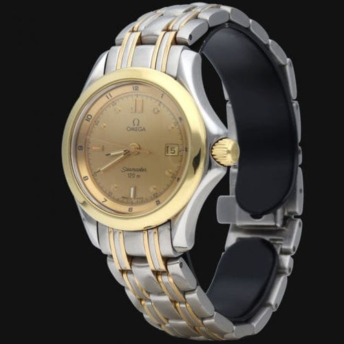 Montre Omega Seamaster 120M - Montre femme à quartz en or jaune et acier 58 Facettes MT41886