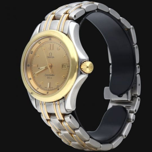 Montre Omega Seamaster 120M - Montre femme à quartz en or jaune et acier 58 Facettes MT41886