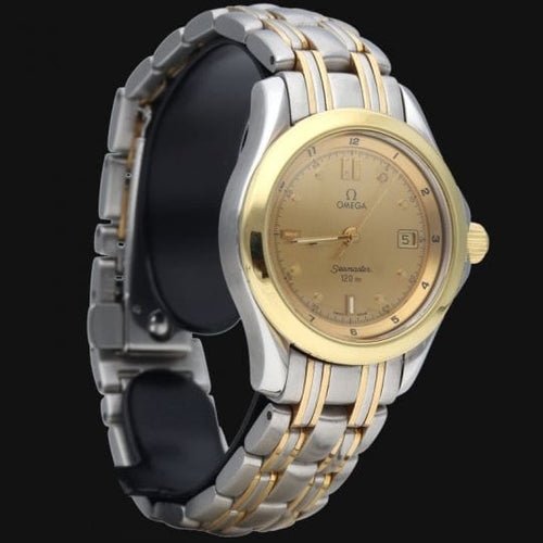 Montre Omega Seamaster 120M - Montre femme à quartz en or jaune et acier 58 Facettes MT41886