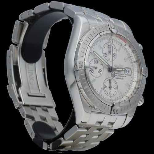 Montre Breitling Chronomat Evolution - Montre chronographe automatique acier 44 mm 58 Facettes MT42034