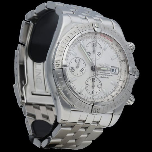 Montre Breitling Chronomat Evolution - Montre chronographe automatique acier 44 mm 58 Facettes MT42034