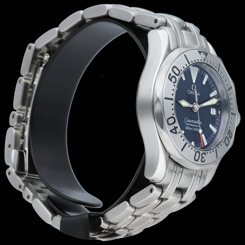 Montre Omega Seamaster 300M - Montre Lady cadran bleu électrique 29 mm 58 Facettes MT41750