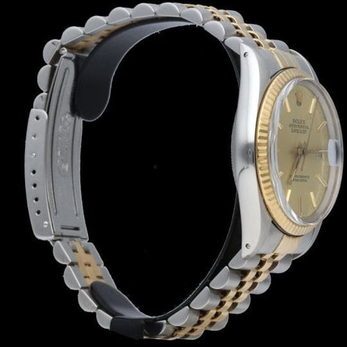 Montre Rolex Datejust 36 - Montre automatique en or jaune et acier 58 Facettes MT42287