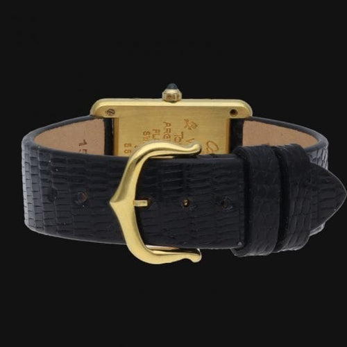 Montre Cartier Tank - Montre vermeil à quartz 58 Facettes MT42212