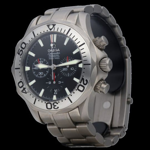 Montre Omega Seamaster Diver 300M - Montre chronographe en titane 58 Facettes MT41752