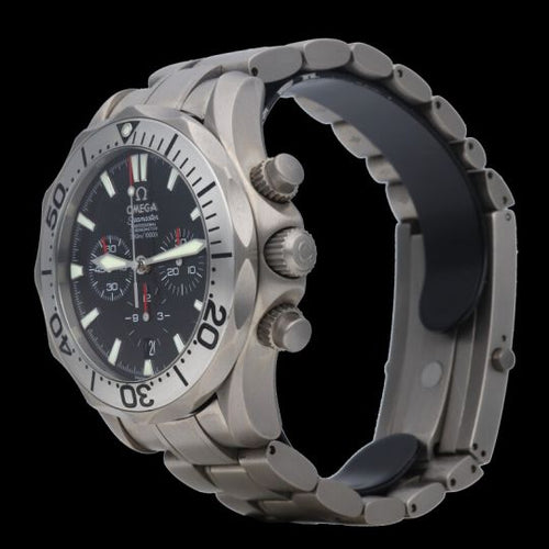 Montre Omega Seamaster Diver 300M - Montre chronographe en titane 58 Facettes MT41752