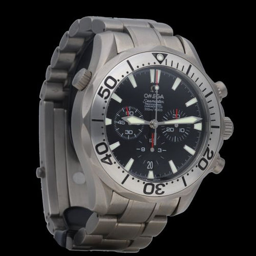 Montre Omega Seamaster Diver 300M - Montre chronographe en titane 58 Facettes MT41752