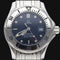 Montre Omega Seamaster - Montre Lady en acier, cadran bleu 58 Facettes MT41829
