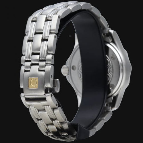 Montre Omega Seamaster - Montre Lady en acier, cadran bleu 58 Facettes MT41829