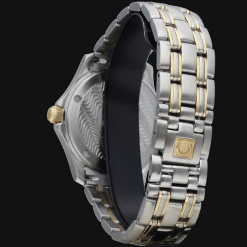 Montre Omega Seamaster 120M - Montre automatique 36 mm en or jaune et acier 58 Facettes MT41889