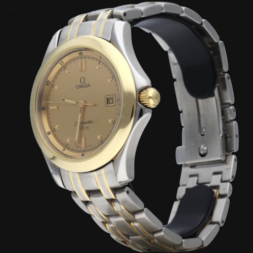 Montre Omega Seamaster 120M - Montre quartz 36 mm en or jaune et acier 58 Facettes MT41906