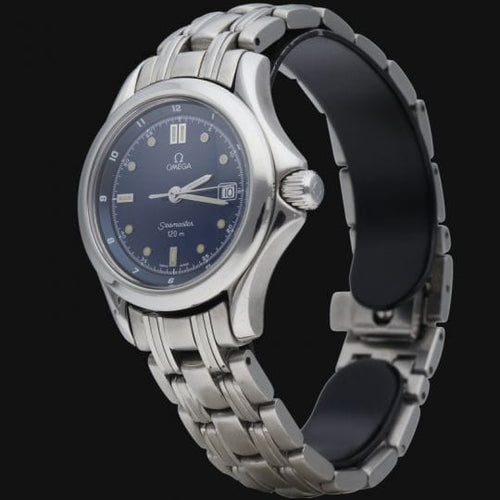 Montre Omega Seamaster 120M - Montre femme en acier, cadran bleu 58 Facettes MT41642