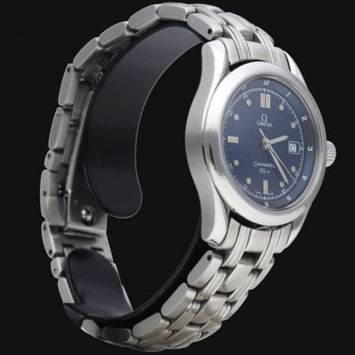 Montre Omega Seamaster 120M - Montre femme en acier, cadran bleu 58 Facettes MT41642