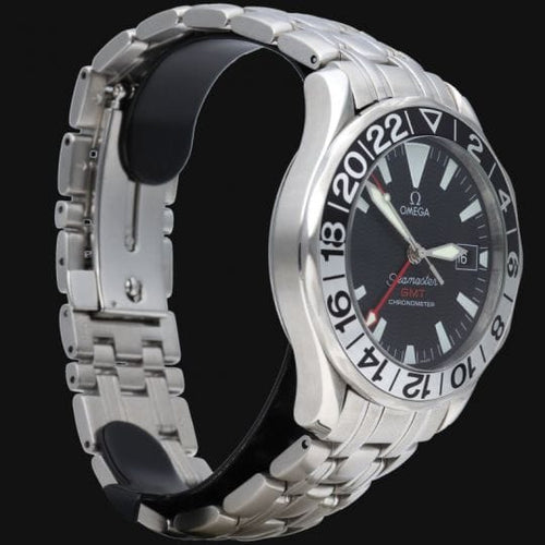 Montre Omega Seamaster Diver 300M GMT - Montre homme en acier 58 Facettes MT40531