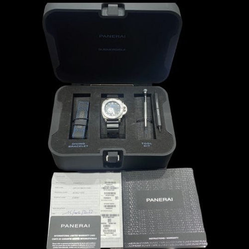 Montre Panerai Luminor Submersible - Montre automatique homme 42 mm 58 Facettes MT42353